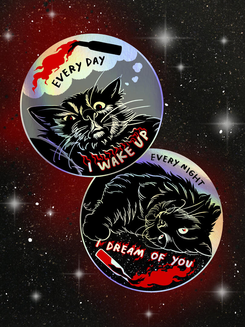 Sabo Cat Stickers